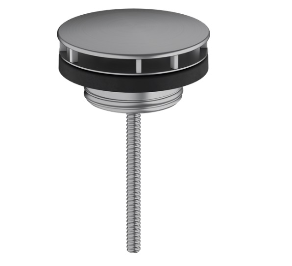 Донный клапан Hansgrohe для раковины без перелива шлифованный черный хром 50001340