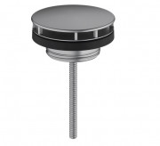 Донный клапан Hansgrohe для раковины без перелива шлифованный черный хром 50001340