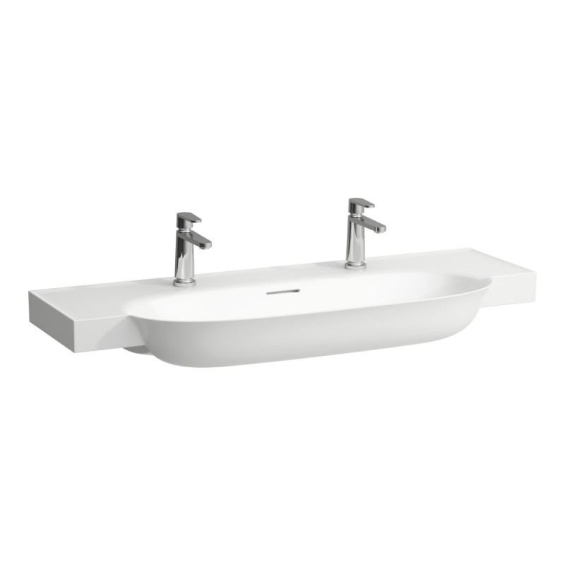 Раковина для ванной Laufen The New Classic 120х48 см с 2 отверстиями керамика белый H8138580001071