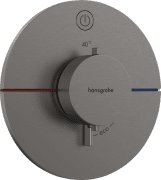 Термостат скрытого монтажа Hansgrohe ShowerSelect Comfort S 1 потребитель шлифованный черный хром 15553340