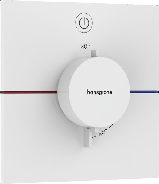 Термостат скрытого монтажа Hansgrohe ShowerSelect Comfort E 1 потребитель матовый белый 15571700
