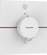 Термостат скрытого монтажа Hansgrohe ShowerSelect Comfort E 1 потребитель матовый белый 15571700