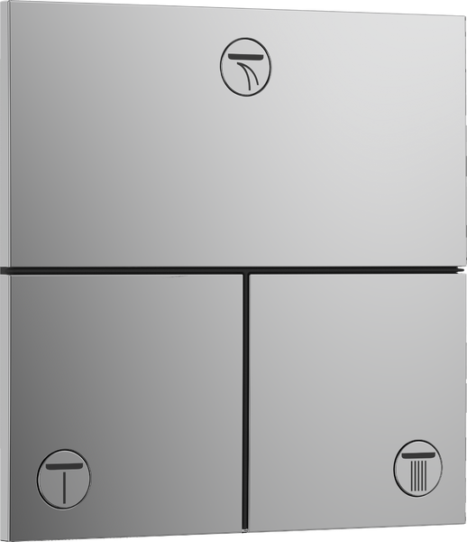 Вентиль прихованого монтажу Hansgrohe ShowerSelect Comfort E 3 споживача хром 15573000