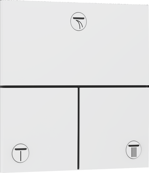 Вентиль скрытого монтажа Hansgrohe ShowerSelect Comfort E 3 потребителя матовый белый 15573700