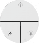 Вентиль скрытого монтажа Hansgrohe ShowerSelect Comfort S 3 потребителя матовый белый 15558700