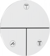 Вентиль скрытого монтажа Hansgrohe ShowerSelect Comfort S 3 потребителя матовый белый 15558700