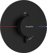 Термостат скрытого монтажа Hansgrohe ShowerSelect Comfort S 1 потребитель матовый черный 15559670