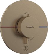 Термостат скрытого монтажа Hansgrohe ShowerSelect Comfort S 1 потребитель и дополнительный выход шлифованная бронза 15562140