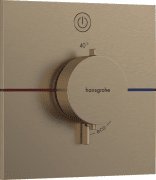 Термостат скрытого монтажа Hansgrohe ShowerSelect Comfort E 1 потребитель шлифованная бронза 15571140