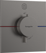 Термостат скрытого монтажа Hansgrohe ShowerSelect Comfort E 1 потребитель шлифованный черный хром 15571340