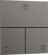 Вентиль скрытого монтажа Hansgrohe ShowerSelect Comfort E 3 потребителя шлифованный черный хром 15573340