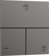 Вентиль скрытого монтажа Hansgrohe ShowerSelect Comfort E 3 потребителя шлифованный черный хром 15573340