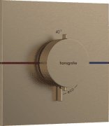 Термостат скрытого монтажа Hansgrohe ShowerSelect Comfort E 1 потребитель шлифованная бронза 15574140