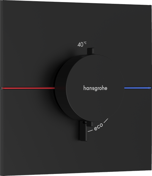 Термостат скрытого монтажа Hansgrohe ShowerSelect Comfort E 1 потребитель матовый черный 15574670