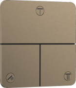 Вентиль прихованого монтажу Hansgrohe ShowerSelect Comfort Q 3 споживача шліфована бронза 15587140