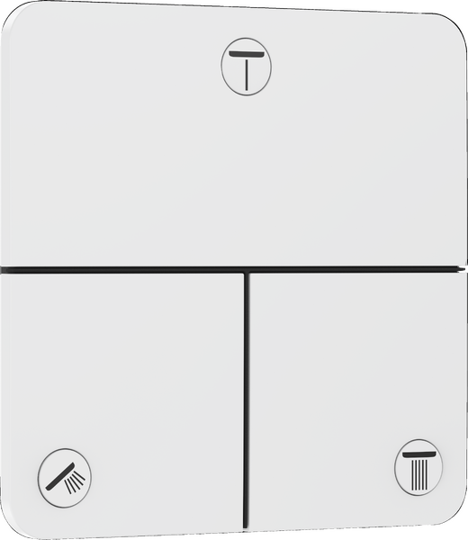 Вентиль скрытого монтажа Hansgrohe ShowerSelect Comfort Q 3 потребителя матовый белый 15587700