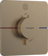 Термостат скрытого монтажа Hansgrohe ShowerSelect Comfort Q 1 потребитель шлифованная бронза 15581140