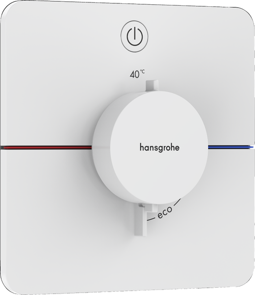 Термостат скрытого монтажа Hansgrohe ShowerSelect Comfort Q 1 потребитель матовый белый 15581700