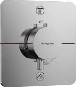 Термостат прихованого монтажу Hansgrohe ShowerSelect Comfort Q 2 споживача із вбудованою захисною комбінацією EN1717 хром 15586000