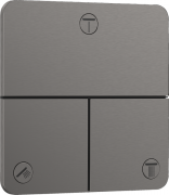 Вентиль скрытого монтажа Hansgrohe ShowerSelect Comfort Q 3 потребителя шлифованный черный хром 15587340