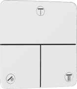 Вентиль скрытого монтажа Hansgrohe ShowerSelect Comfort Q 3 потребителя матовый белый 15587700