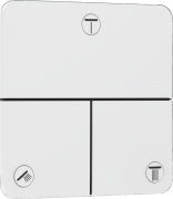 Вентиль скрытого монтажа Hansgrohe ShowerSelect Comfort Q 3 потребителя матовый белый 15587700