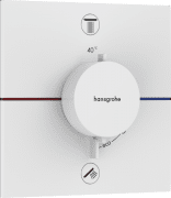 Термостат скрытого монтажа Hansgrohe ShowerSelect Comfort E 2 потребителя со встроенной защитной комбинацией EN1717 матовый белый 15578700