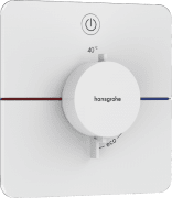 Термостат прихованого монтажу Hansgrohe ShowerSelect Comfort Q 1 споживач матовий білий 15581700