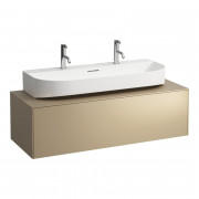 Тумба під раковину Laufen Sonar 120 см з отвором у центрі МДФ/ДСП золото H4054610340401