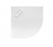 Душевой поддон Kolpa San Drop R 90х90 см/О с панелью литой санитарный акрил белый 566050