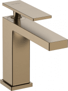Смеситель для раковины Hansgrohe Tecturis E однорычажный с донным клапаном шлифованная бронза 73014140