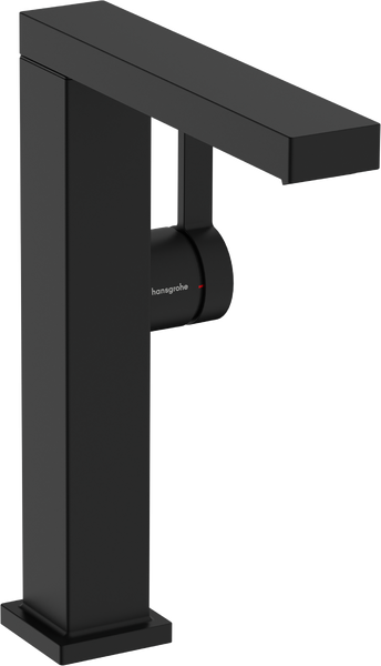 Змішувач для раковини Hansgrohe Tecturis E одноважільний з донним клапаном Push-Open матовий чорний 73060670