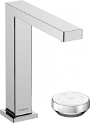 Смеситель для раковины Hansgrohe Tecturis E на 2 отверстия с донным клапаном хром 73053000
