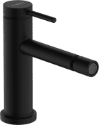 Смеситель для биде Hansgrohe Tecturis S однорычажный с донным клапаном матовый черный 73201670