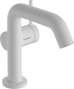 Змішувач для раковини Hansgrohe Tecturis S одноважільний з донним клапаном матовий білий 73323700