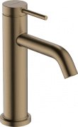 Змішувач для раковини Hansgrohe Tecturis S одноважільний шліфована бронза 73311140