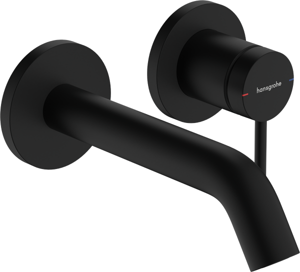 Змішувач для раковини Hansgrohe Tecturis S одноважільний матовий чорний 73350670