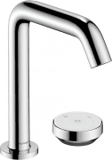 Змішувач для раковини Hansgrohe Tecturis S на 2 отвори з донним клапаном хром 73353000