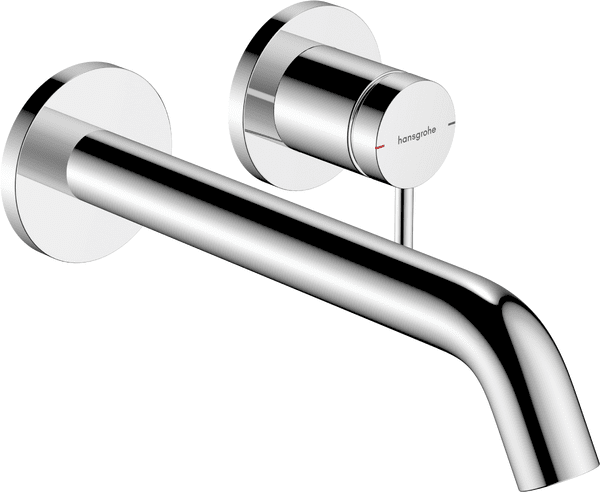 Смеситель для раковины Hansgrohe Tecturis S однорычажный настенный хром 73351000