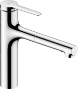 Змішувач для кухні Hansgrohe Zesis M33 одноважільний з висувною лійкою хром 74823000