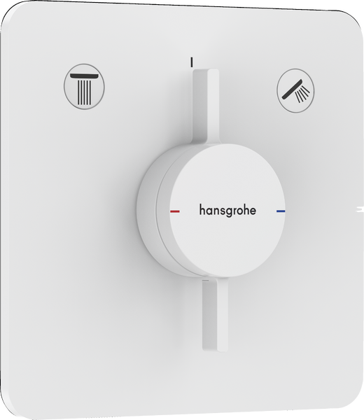 Змішувач прихованого монтажу Hansgrohe DuoTurn Q2 споживача матовий білий 75414700