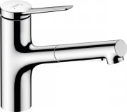 Смеситель для кухни Hansgrohe Zesis M33 однорычажный с выдвижной лейкой хром 74821000