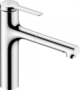 Смеситель для кухни Hansgrohe Zesis M33 однорычажный с выдвижной лейкой хром 74823000