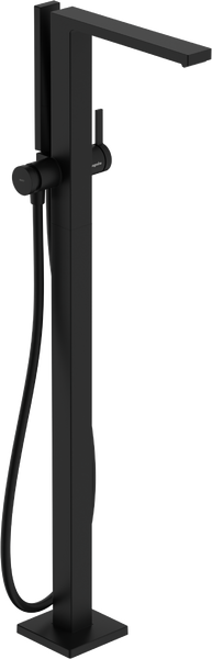 Змішувач для ванної кімнати Hansgrohe Tecturis E підлоговий з ручним душем матовий чорний 73445670