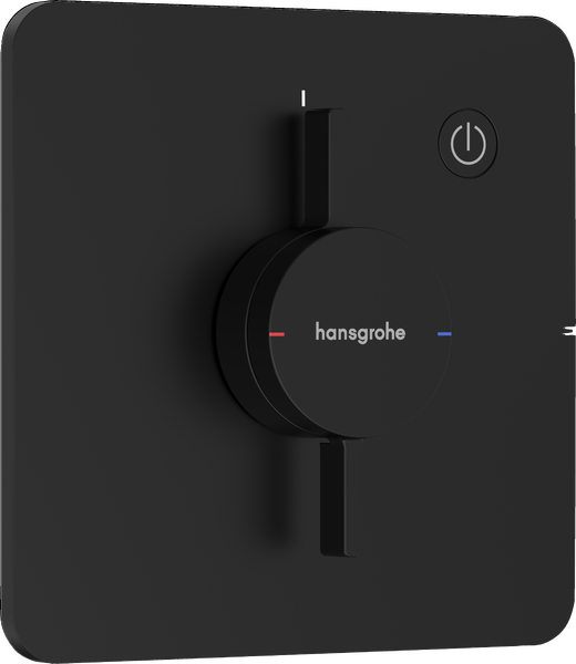 Смеситель скрытого монтажа Hansgrohe DuoTurn Q 1 потребитель матовый черный 75614670