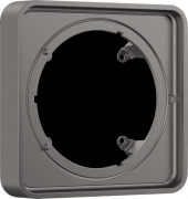 Удлинительная розетка Hansgrohe ShowerSelect Comfort Q 22 мм шлифованный черный хром 13618340