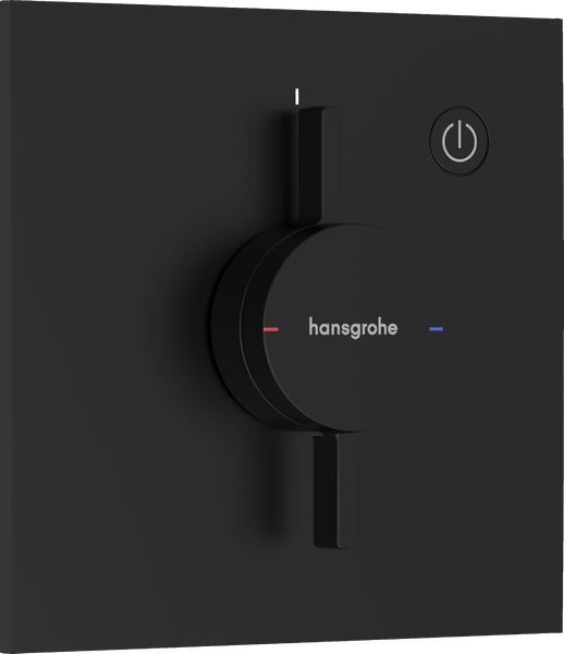 Змішувач прихованого монтажу Hansgrohe DuoTurn E 1 споживач матовий чорний 75617670