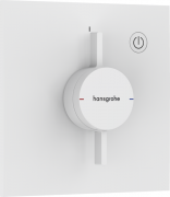 Смеситель скрытого монтажа Hansgrohe DuoTurn E 1 потребитель матовый белый 75617700