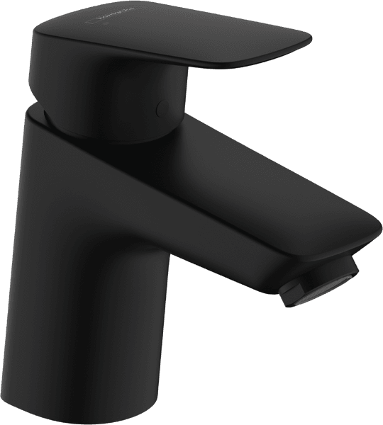 Змішувач для раковини Hansgrohe Logis одноважільний з донним клапаном матовий чорний 71072670