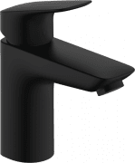 Змішувач для раковини Hansgrohe Logis одноважільний з донним клапаном матовий чорний 71102670